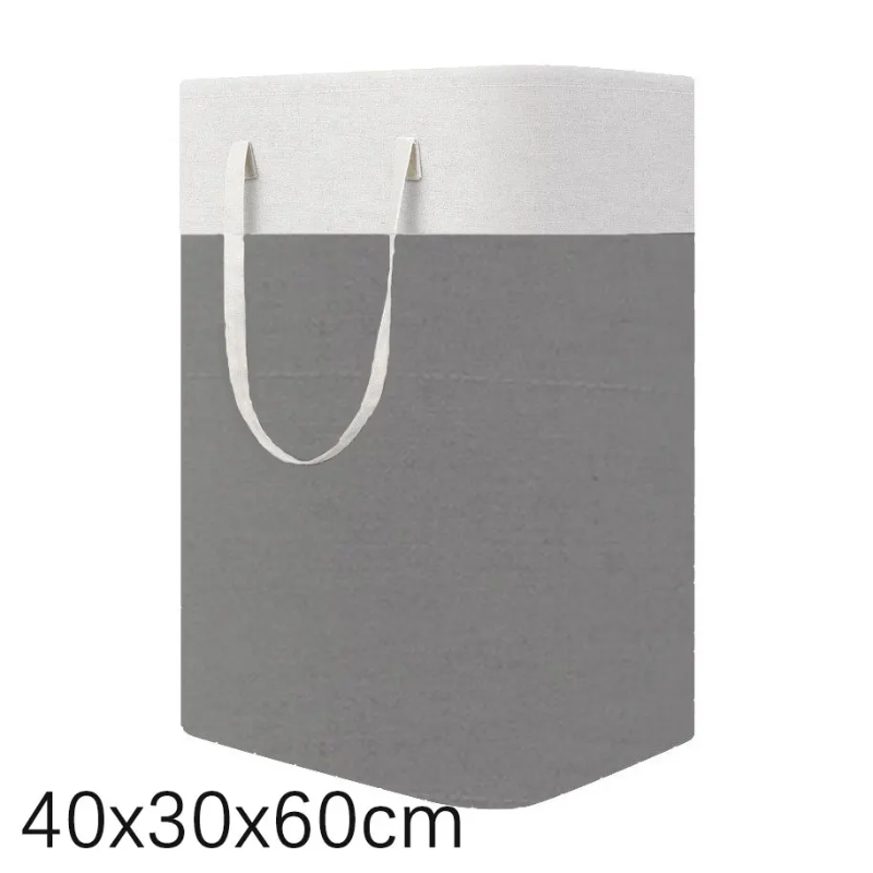 Panier à linge en tissu pliable avec roulettes