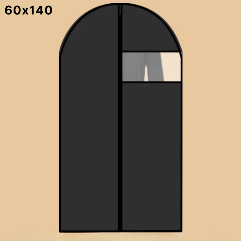 Housse de protection pour vêtements avec fermeture zippée