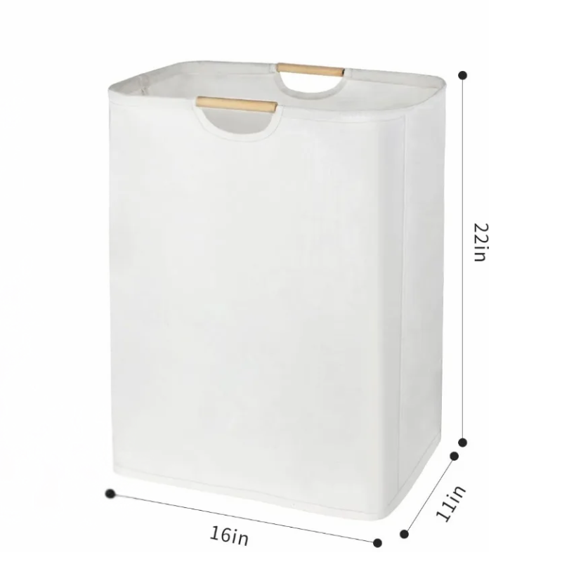 Panier à linge en coton pliable et imperméable