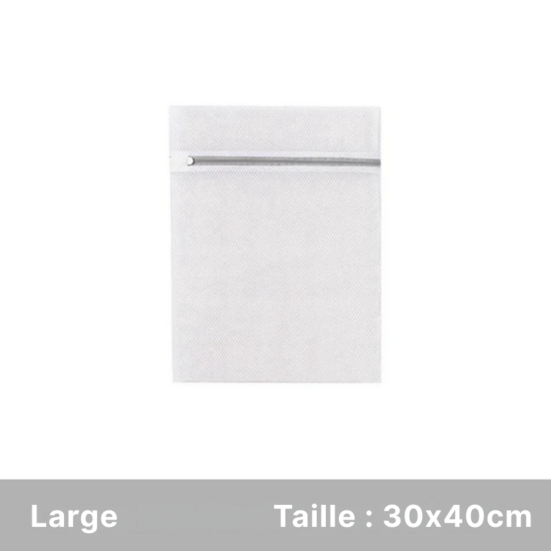 Filet de lavage en maille blanc