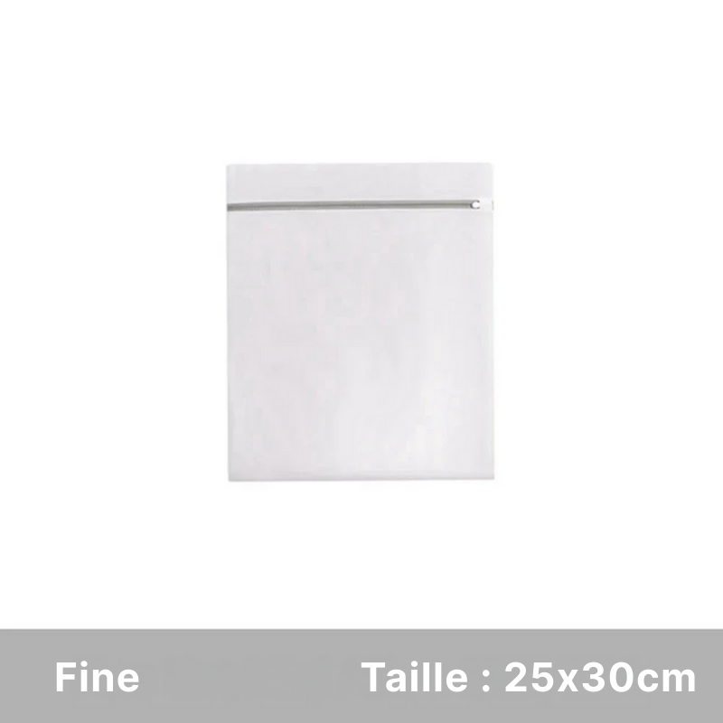 Filet de lavage en maille blanc