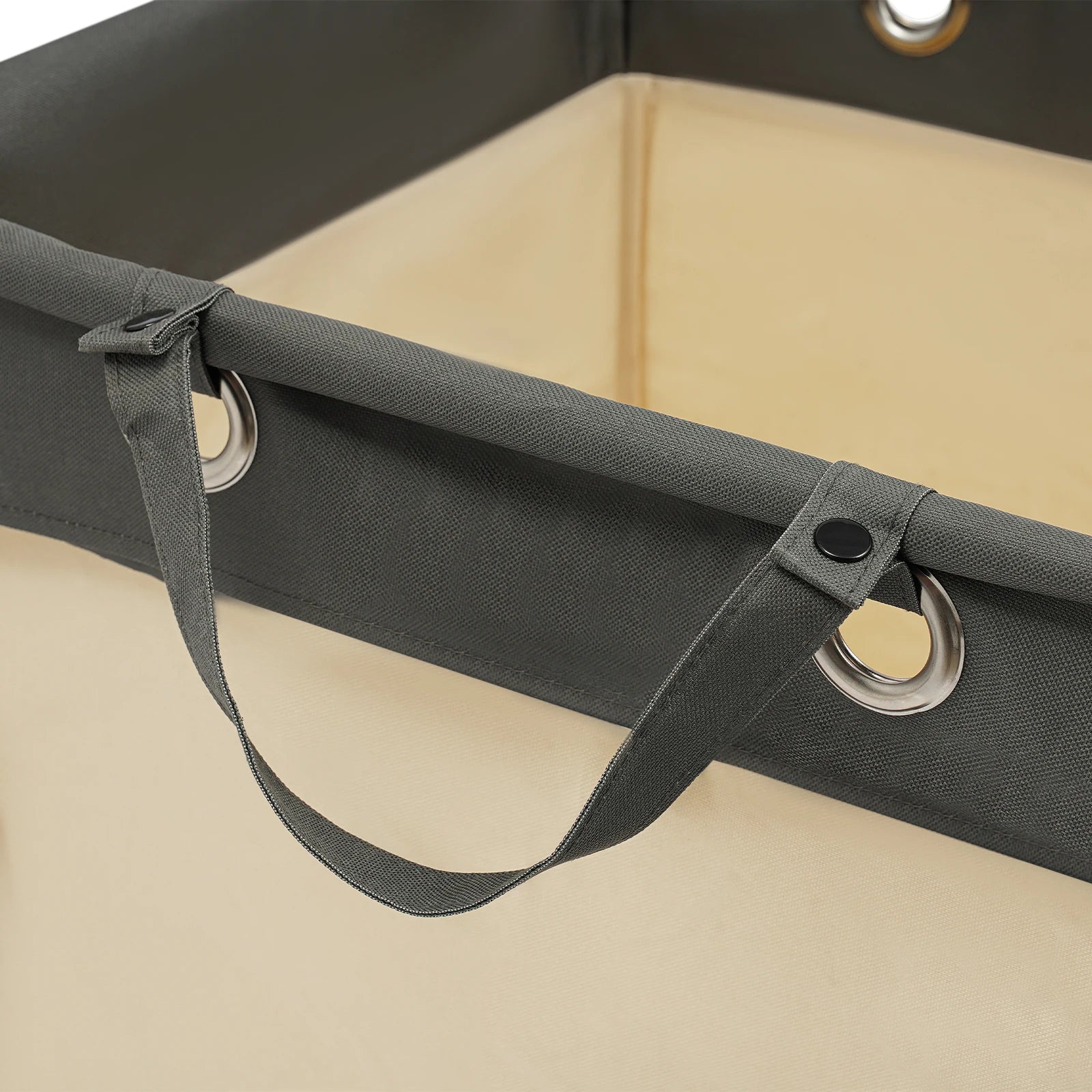 Panier à linge en tissu XXL 210L sur roulettes grande capacité, imperméable