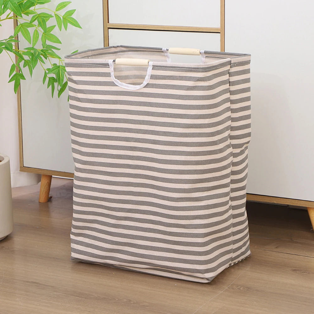 Panier à linge en tissu coton pliable imperméable
