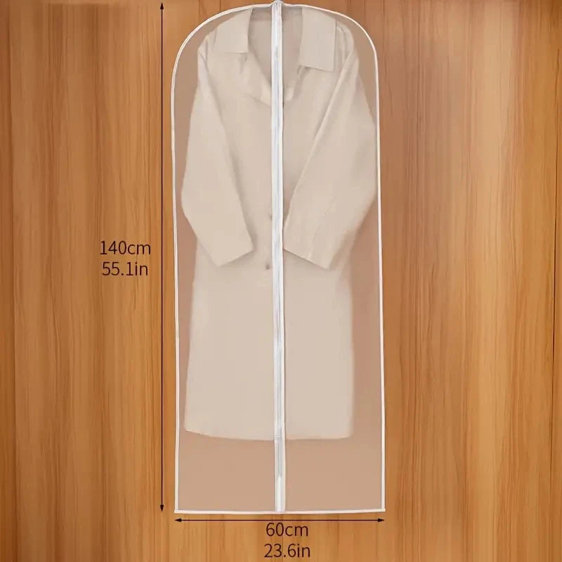 Housse de protection pour vêtements avec fermeture zippée