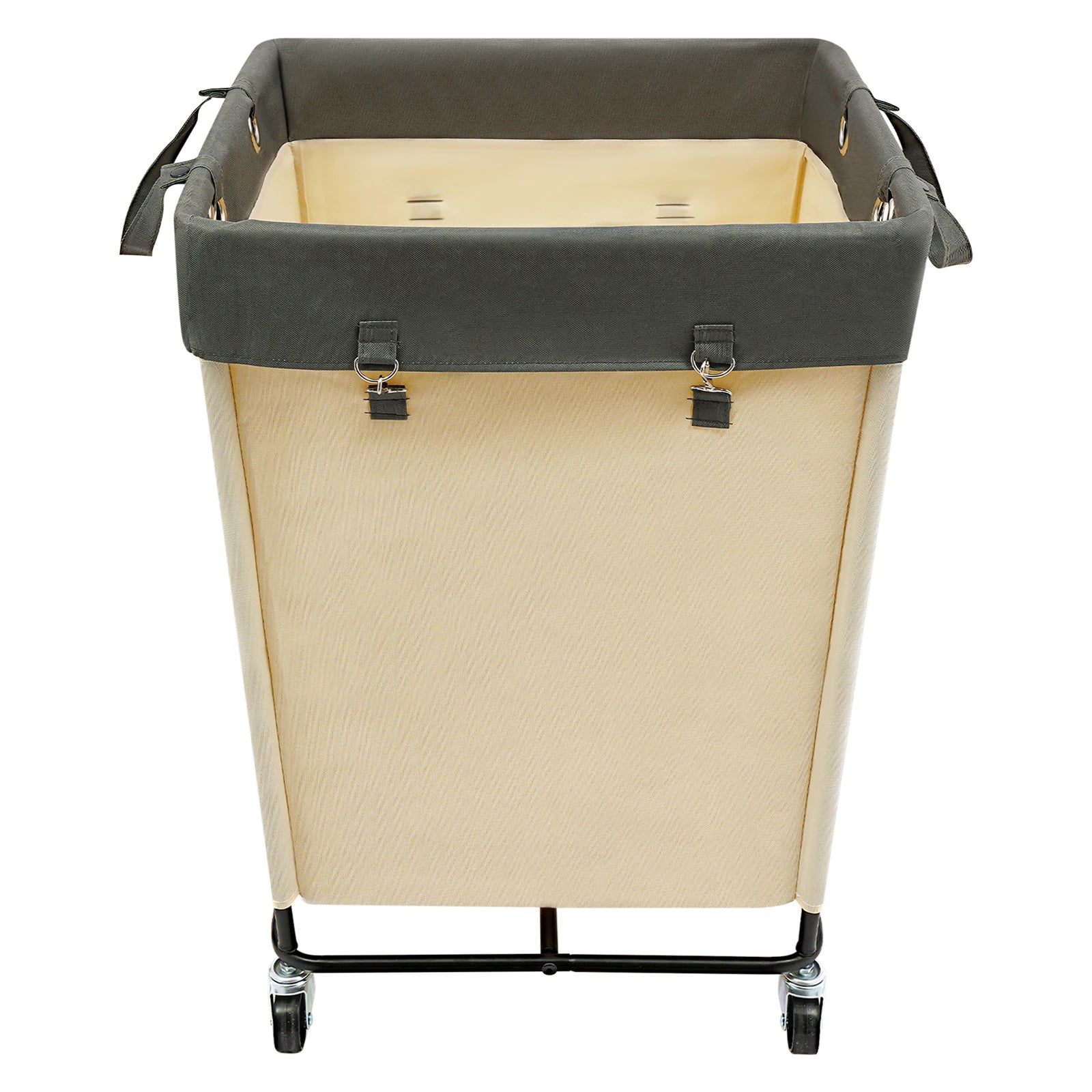 Panier à linge en tissu XXL 210L sur roulettes grande capacité, imperméable