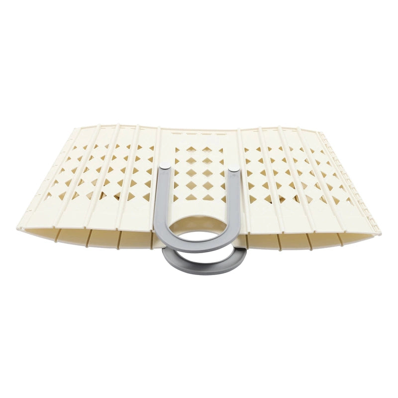 Panier à linge plastique pliable avec poignées réglables