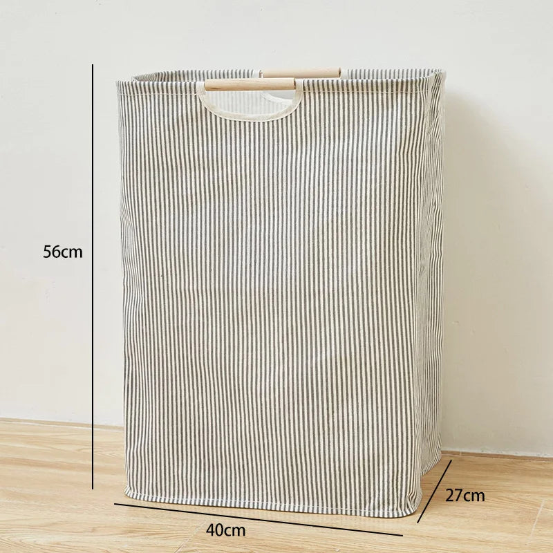 Panier à linge en coton pliable et imperméable
