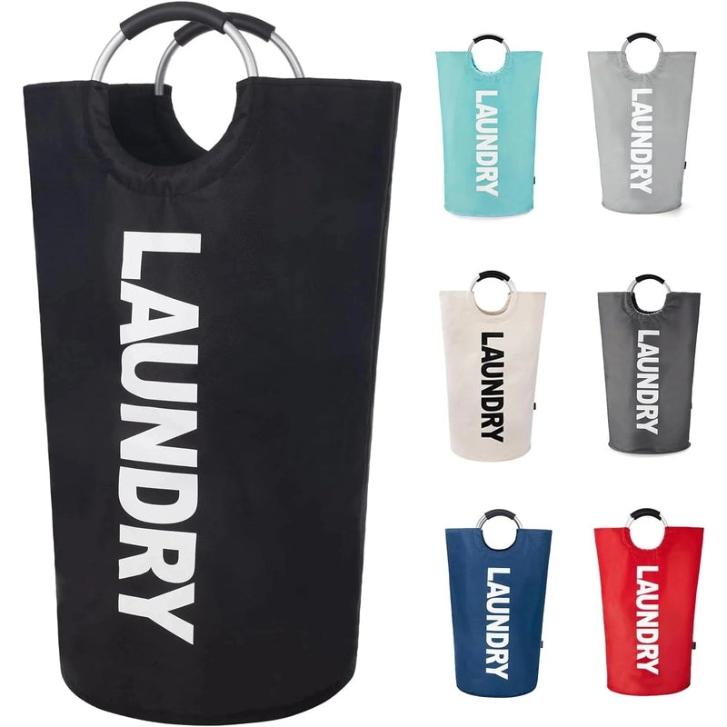 Grand panier à linge pliable en tissu imperméable