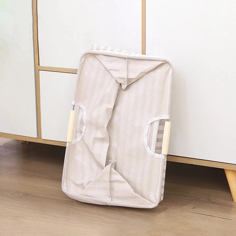Panier à linge en tissu coton pliable imperméable