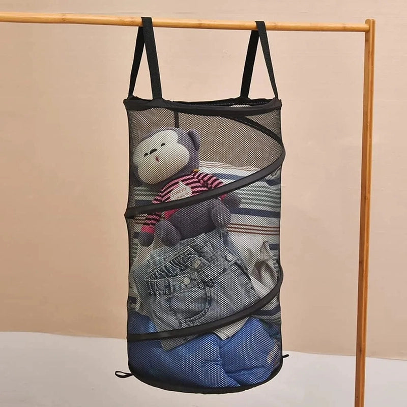 Panier à linge pliable en maille aérée