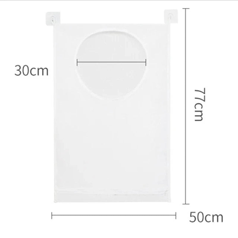 Panier à linge en maille mural pliable