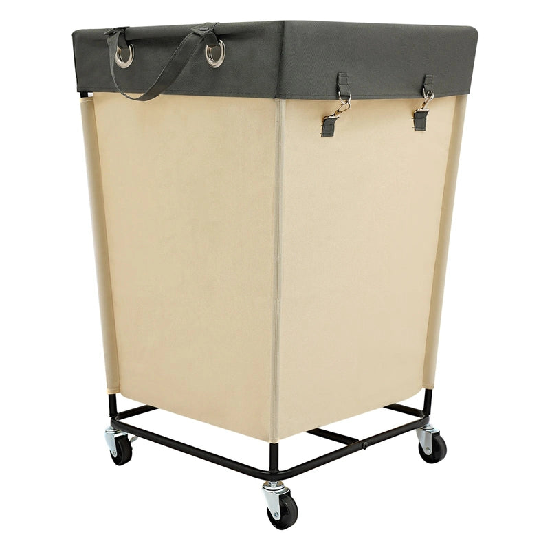 Panier à linge en tissu XXL 210L sur roulettes grande capacité, imperméable