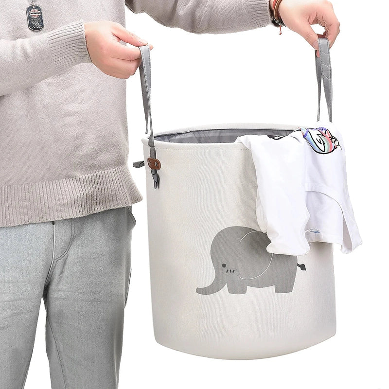 Panier à linge imperméable en toile épaisse