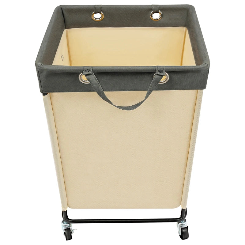 Panier à linge en tissu XXL 210L sur roulettes grande capacité, imperméable