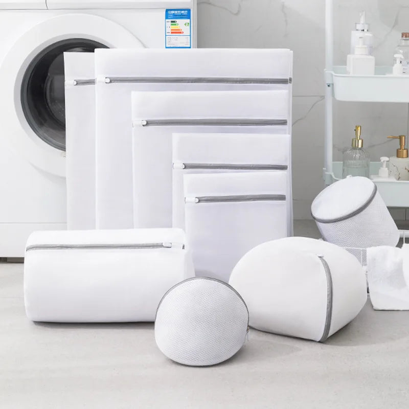 Filet de lavage en maille blanc