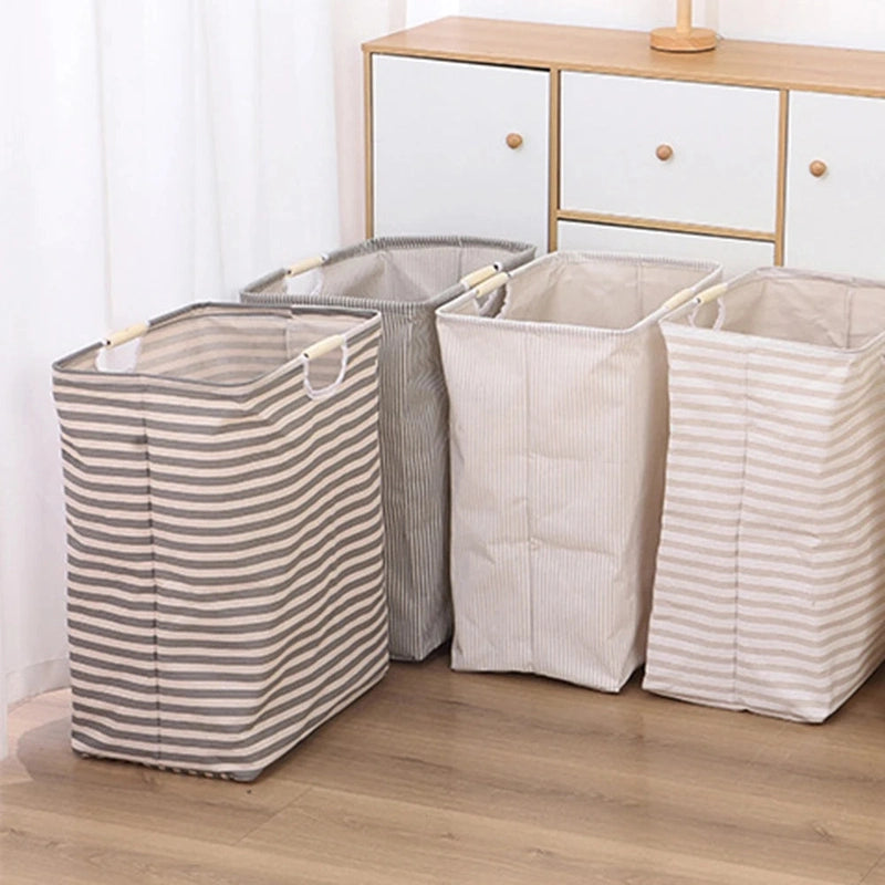 Panier à linge en tissu coton pliable imperméable