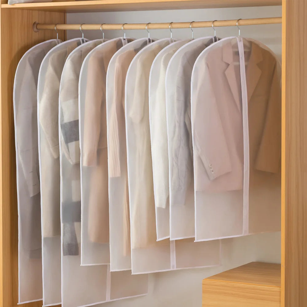 Housse de protection pour vêtements avec fermeture zippée