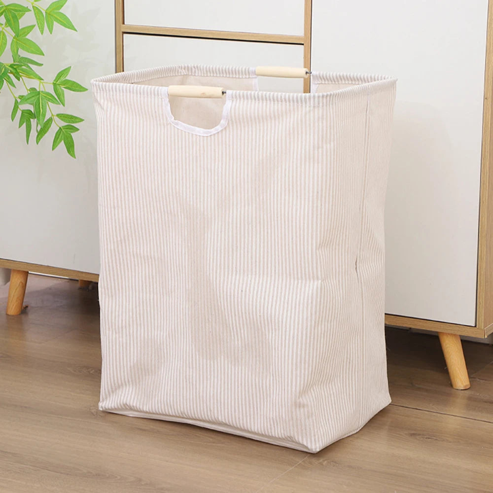 Panier à linge en tissu coton pliable imperméable