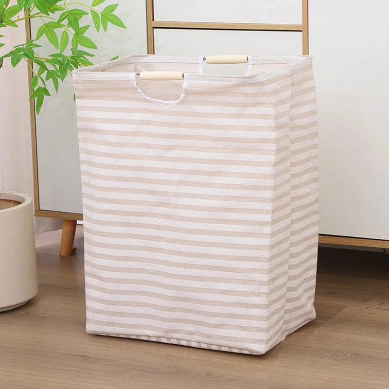 Panier à linge en tissu coton pliable imperméable