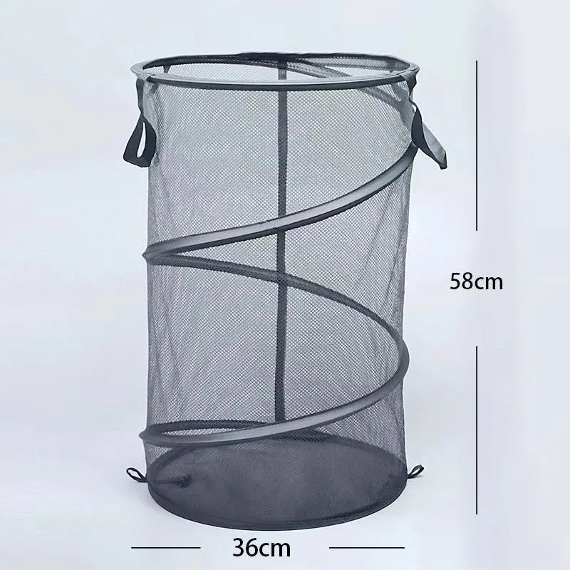 Panier à linge pliable en maille aérée