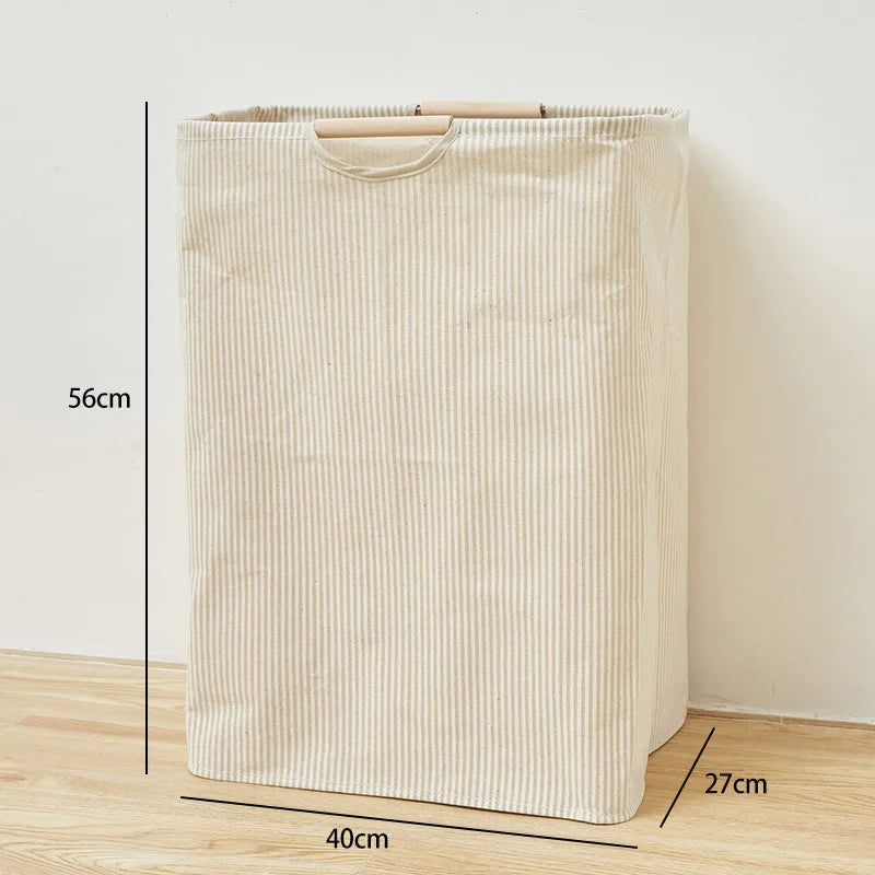 Panier à linge en coton pliable et imperméable