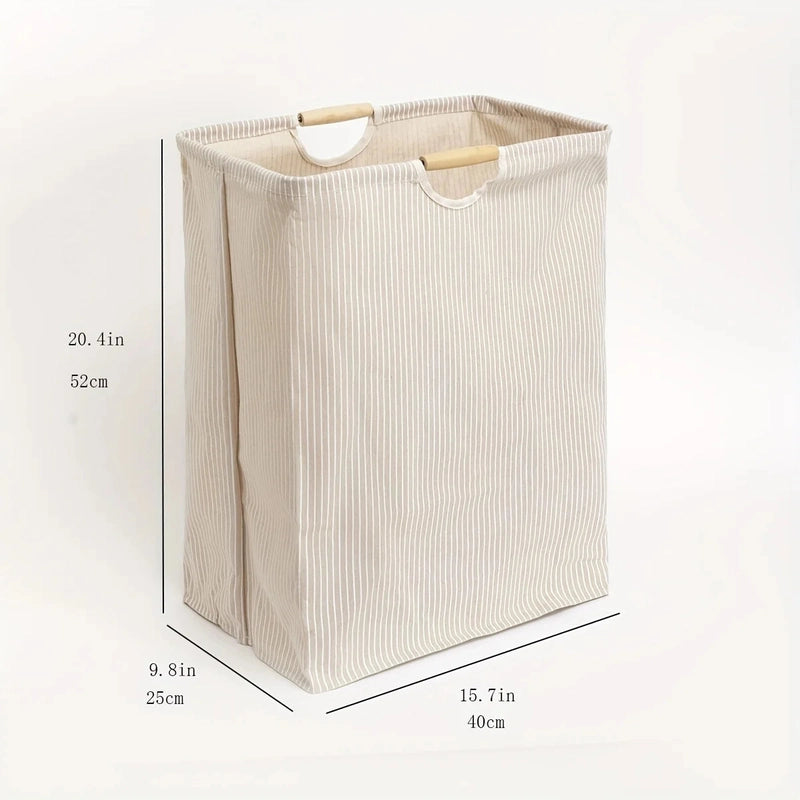 Panier à linge tissu en coton imperméable