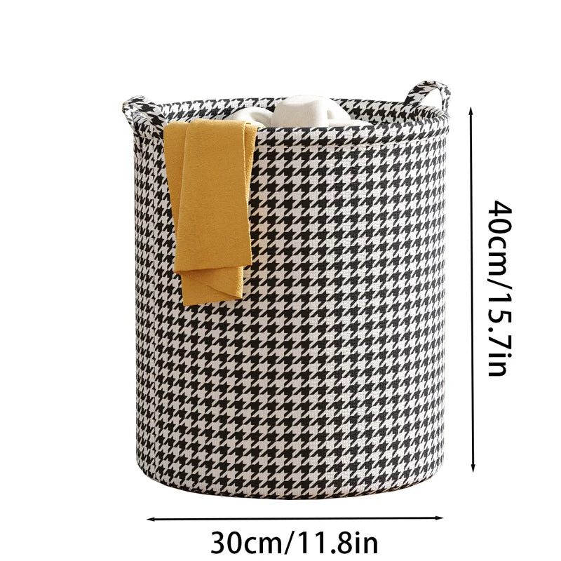 Panier à linge pliable en coton