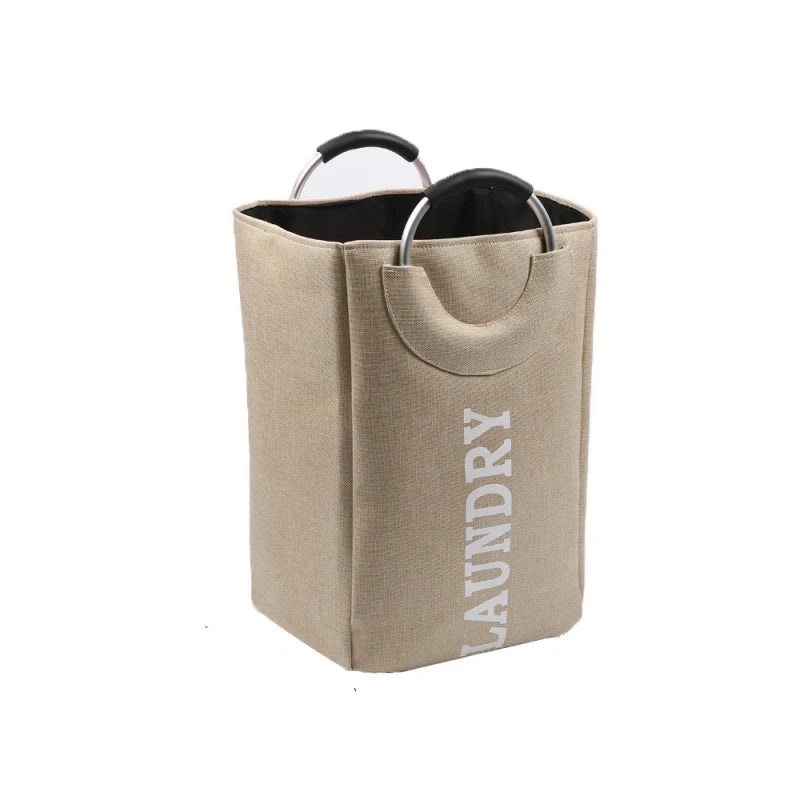 Grand panier à linge en tissu pliable