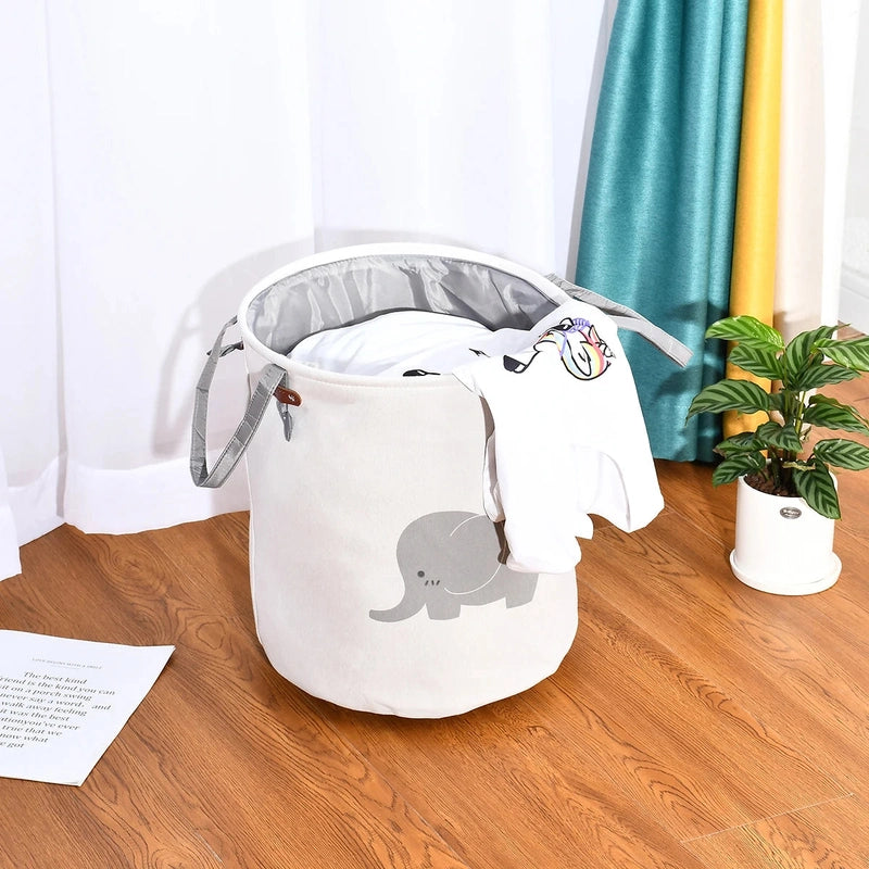 Panier à linge imperméable en toile épaisse