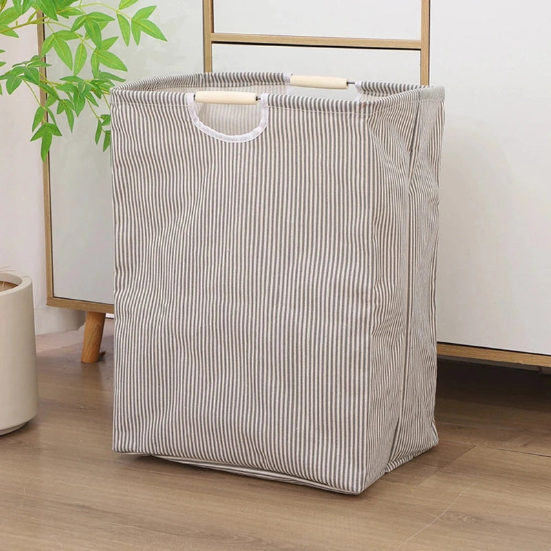 Panier à linge en tissu coton pliable imperméable