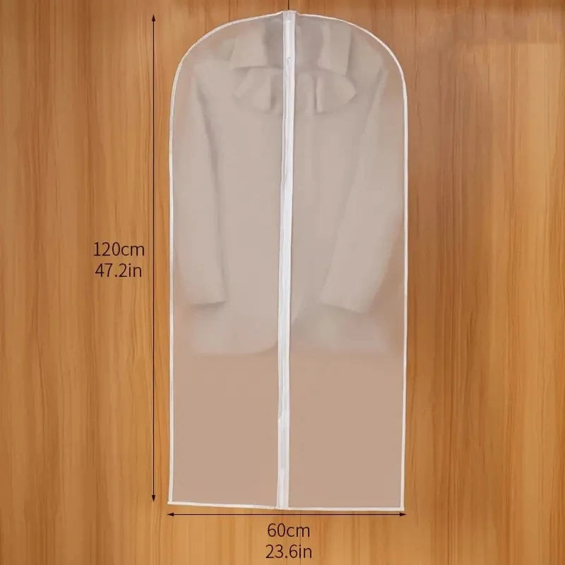 Housse de protection pour vêtements avec fermeture zippée