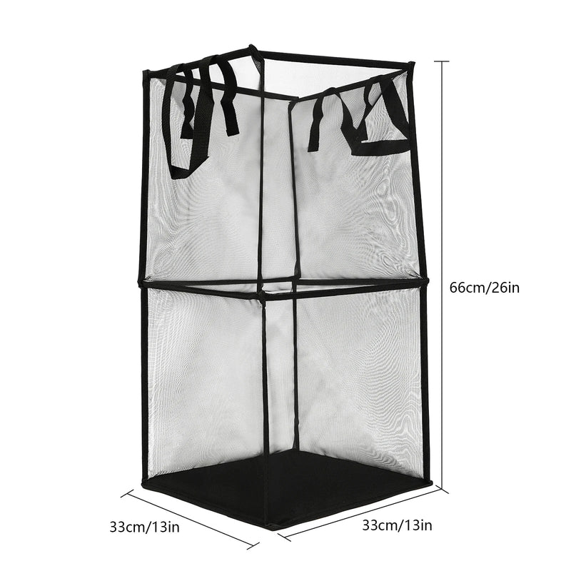 Panier à linge pliable en maille rigide