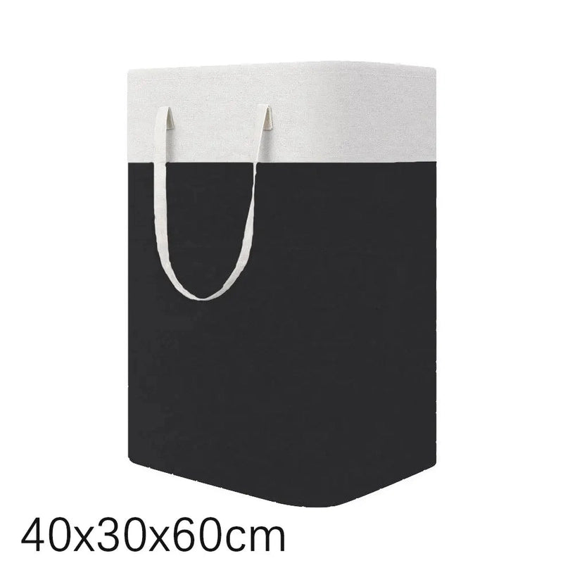 Panier à linge en tissu pliable avec roulettes