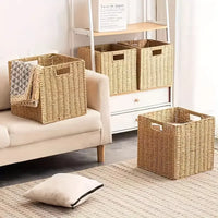 Panier à linge en osier