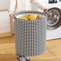 Panier à linge pliable en coton