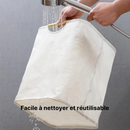 Panier à linge en coton pliable et imperméable