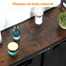 Panier à linge en tissu double et pliable