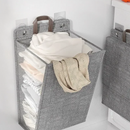 Panier à linge adhésive mural pliable