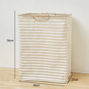 Panier à linge en coton pliable et imperméable