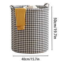 Panier à linge pliable en coton