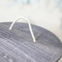 Panier à linge en bambou naturel avec couvercle