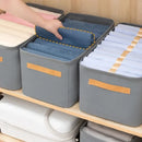 Panier de rangement pliable avec couvercle