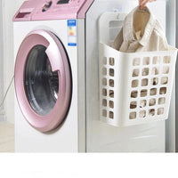 Panier à linge en plastique mural