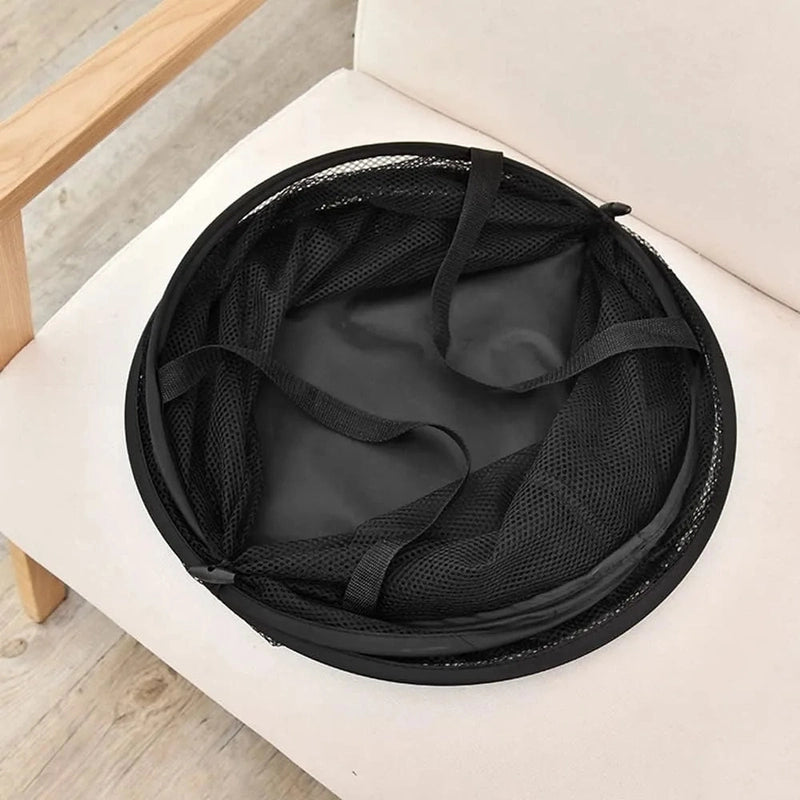 Panier à linge pliable en maille aérée