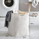 Panier à linge en coton pliable et imperméable