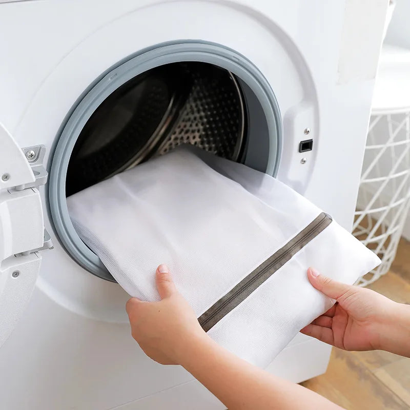 Filet de lavage en maille blanc
