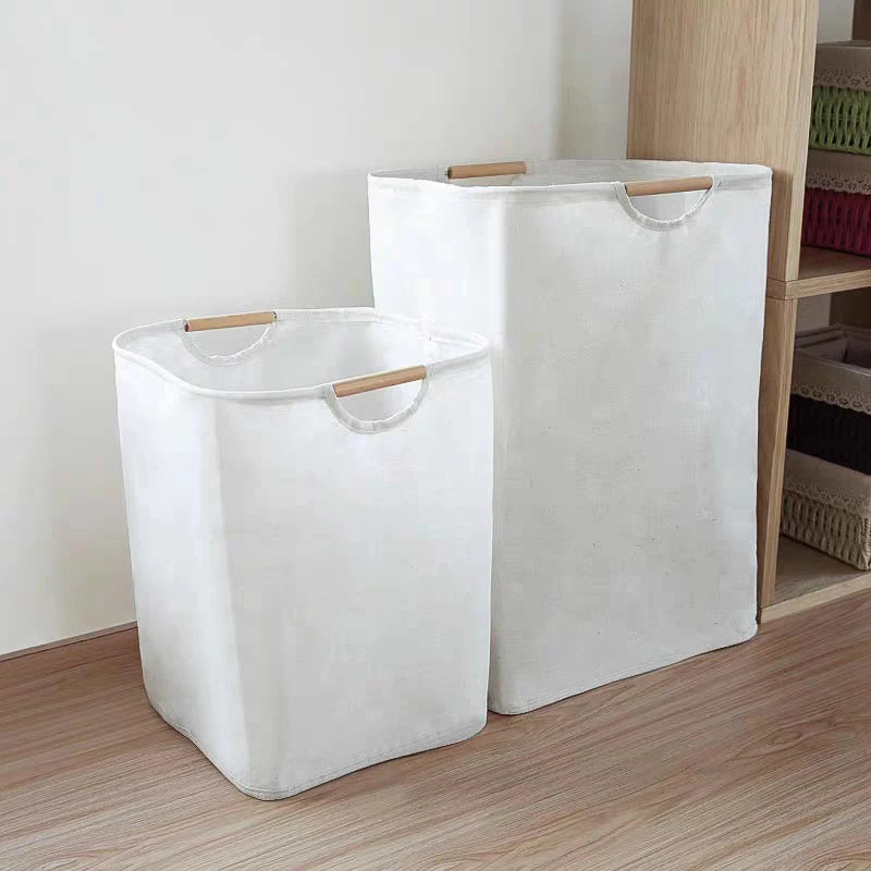 Panier à linge pliable grande capacité avec poignées