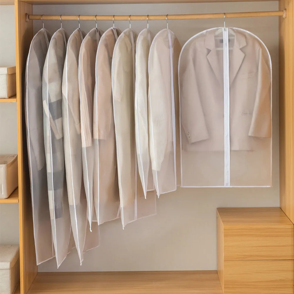 Housse de protection pour vêtements avec fermeture zippée