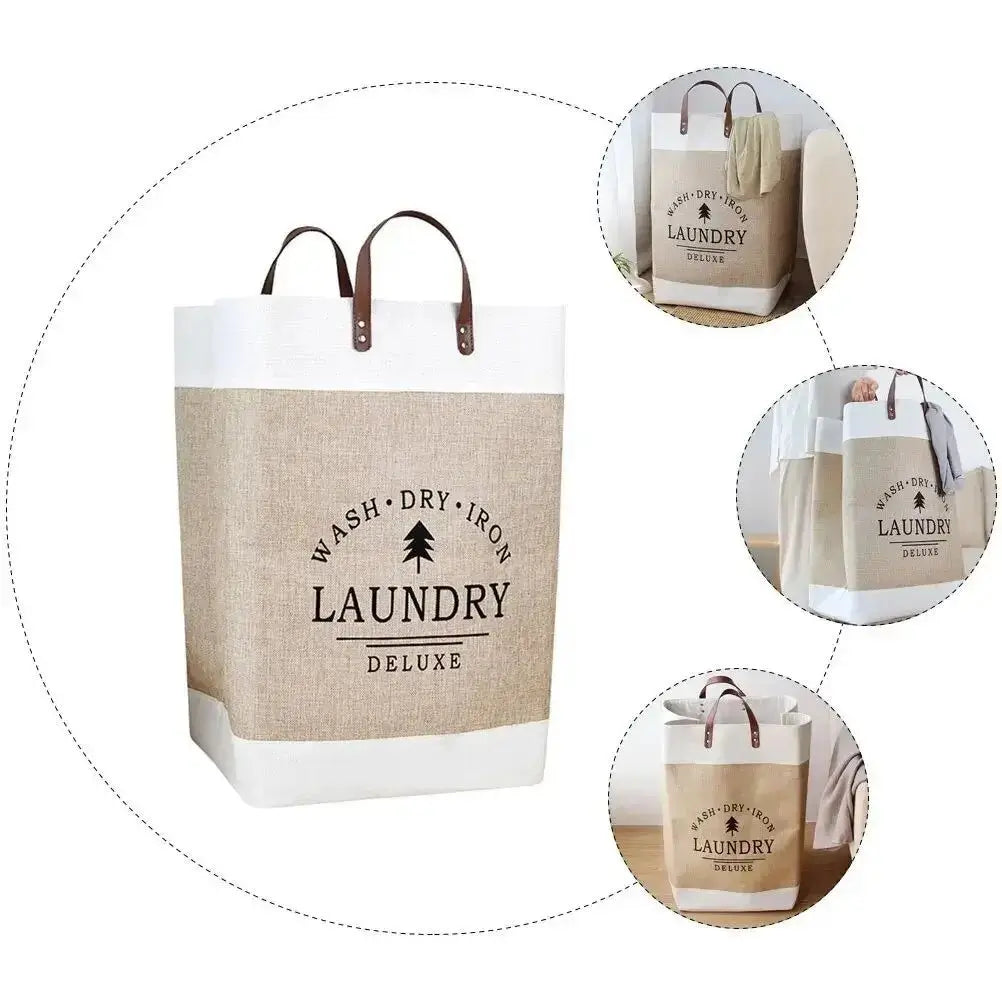 Panier à linge en tissu pliable grand format