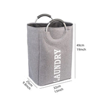 Grand panier à linge en tissu pliable
